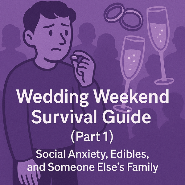 Social Anxiety, Edibles, and Someone Else’s Family: A Wedding Weekend Survival Guide (Part 1)