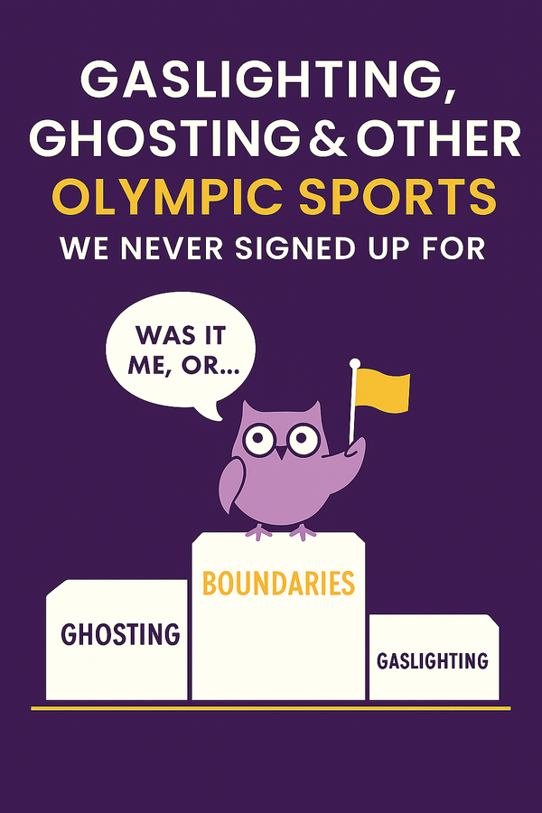 Gaslighting, Ghosting, and Other Olympic Sports We Never Signed Up For